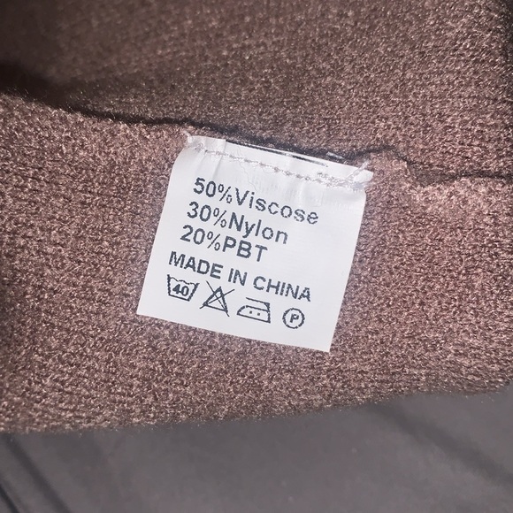 NWT ANRABESS Casual Long Sleeve Draped Open Front Long Knit Duster Coat Large - Picture 9 of 10